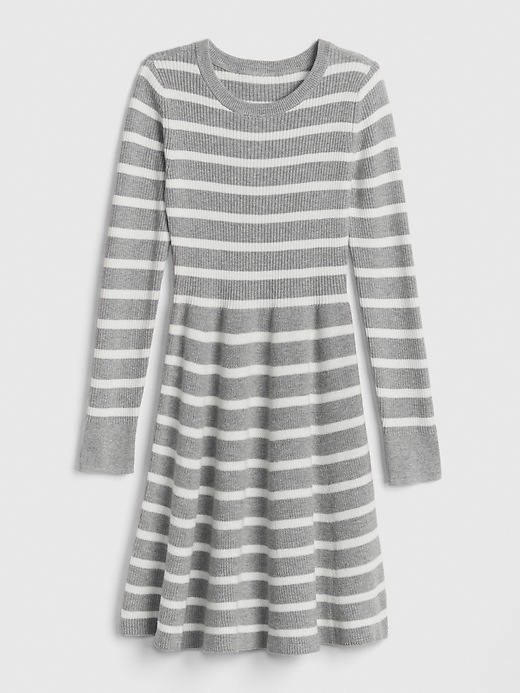 Image number 1 showing, Kids Stripe Fit and Flare Dress