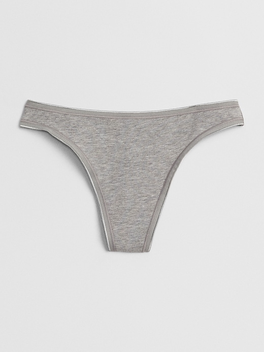 Image number 3 showing, Stretch Cotton Thong