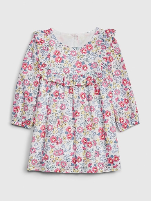 Image number 1 showing, Baby Floral Ruffle Dress