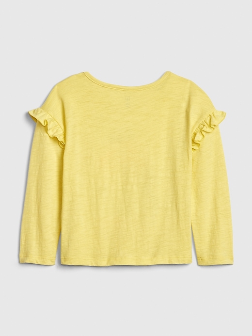 Image number 2 showing, Toddler Bea Ruffle T-Shirt