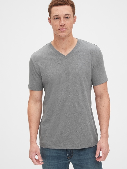 Image number 1 showing, Jersey V-Neck T-Shirt