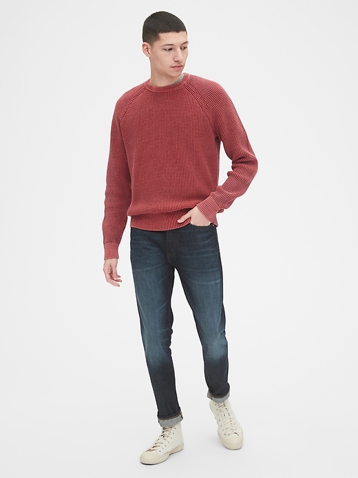 Image number 3 showing, Waffle-Knit Sweater