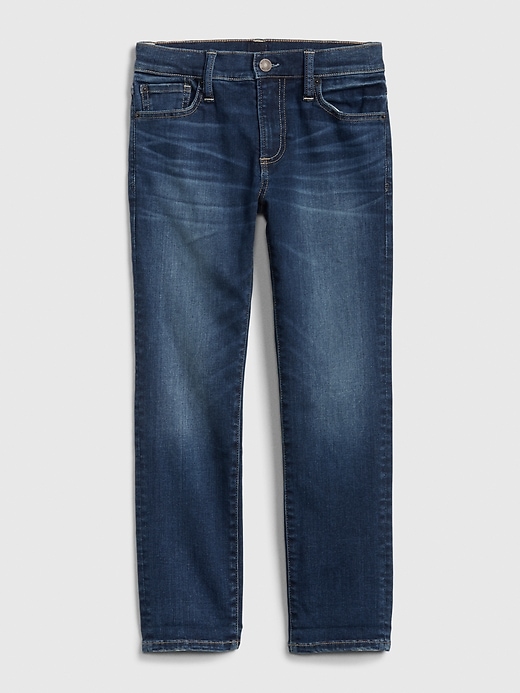 Image number 1 showing, Kids Organic Cotton Slim Taper Jeans with Stretch