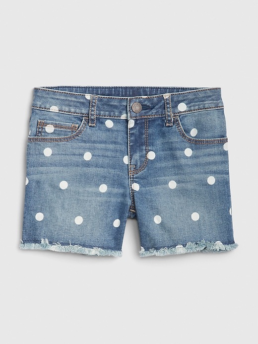 Image number 2 showing, Kids Dot Midi Shorts with Stretch
