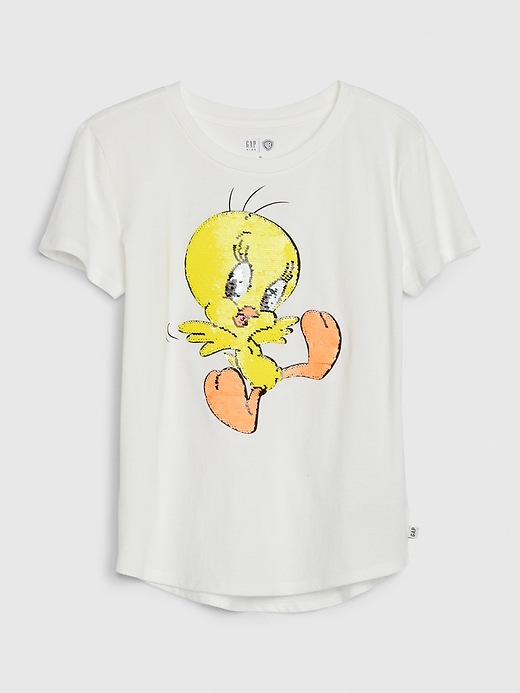 Image number 1 showing, GapKids &#124 Looney Tunes Flippy Sequin T-Shirt