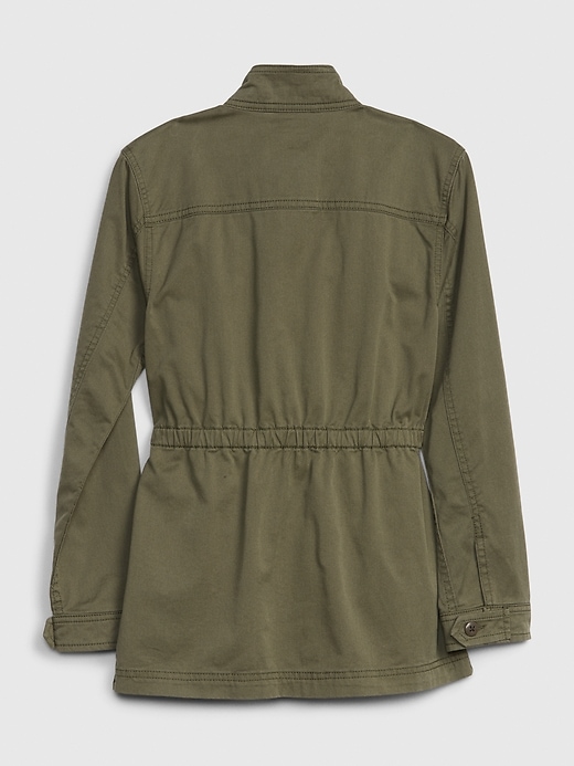 Gap Kids Jacket RN 54023 Size: XL Light Green Beige 3/4 Sleeve