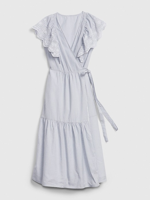 Image number 6 showing, Flutter Sleeve Midi Wrap Dress
