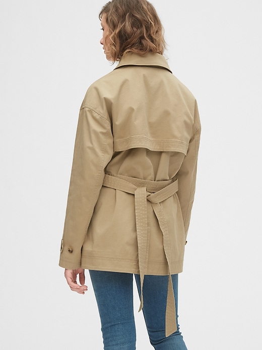 Image number 2 showing, Short Trench Coat