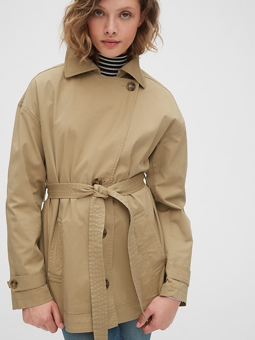 Image number 5 showing, Short Trench Coat