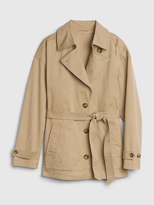 Image number 6 showing, Short Trench Coat