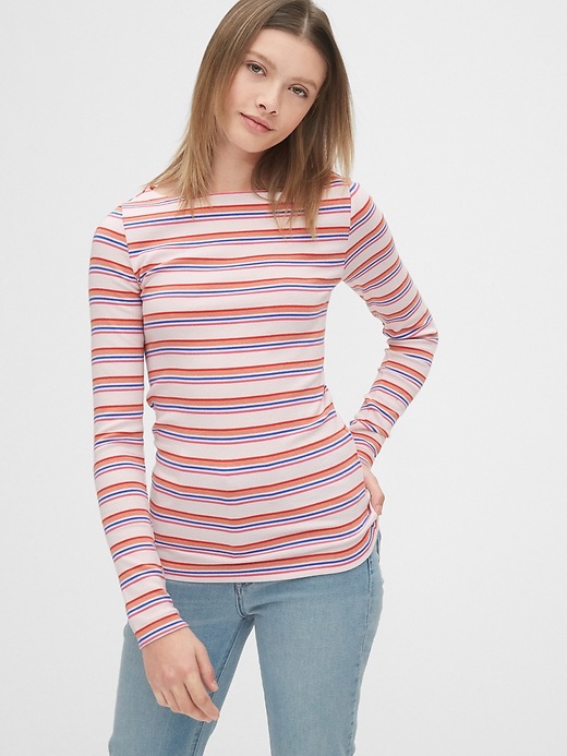View large product image 1 of 1. Modern Boatneck T-Shirt