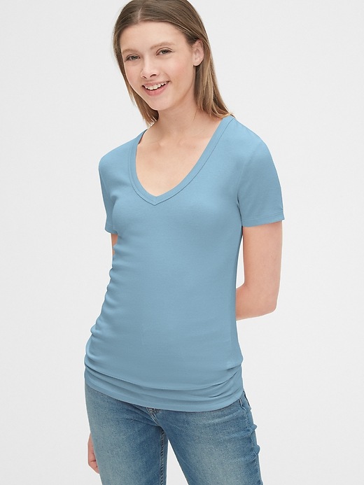 Image number 10 showing, Modern V-Neck T-Shirt