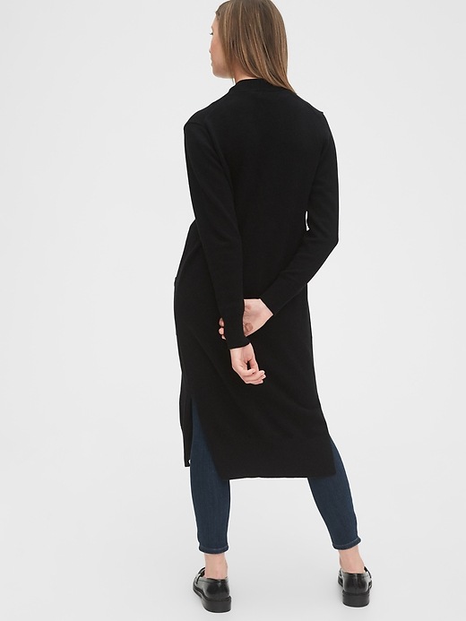 Image number 2 showing, Open-Front Duster Sweater