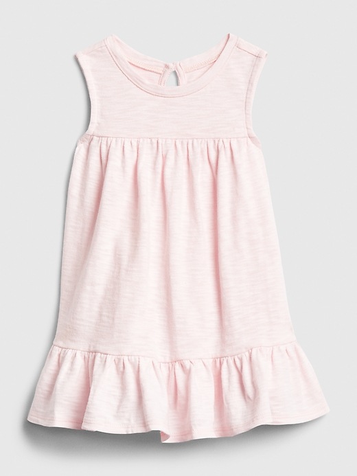 View large product image 1 of 1. Baby Sleeveless Peplum Dress
