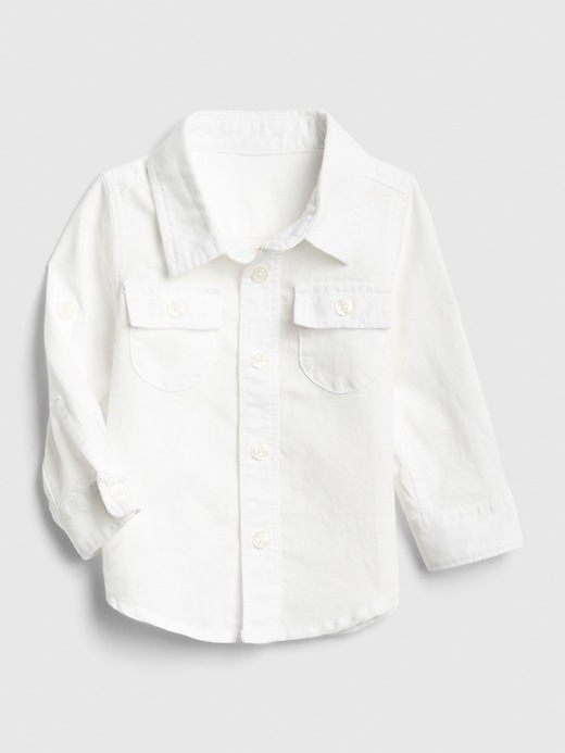 Image number 3 showing, Baby Linen Shirt
