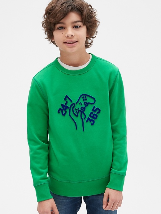 Image number 2 showing, Kids Gamer Graphic Sweatshirt