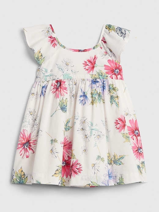 Image number 1 showing, Baby Floral Ruffle Dress