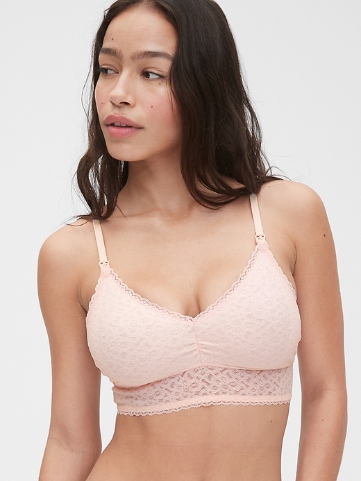 Maternity Lace Nursing Bra Gap