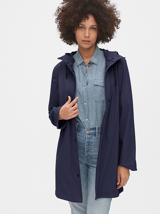 View large product image 1 of 1. Upcycled Raincoat