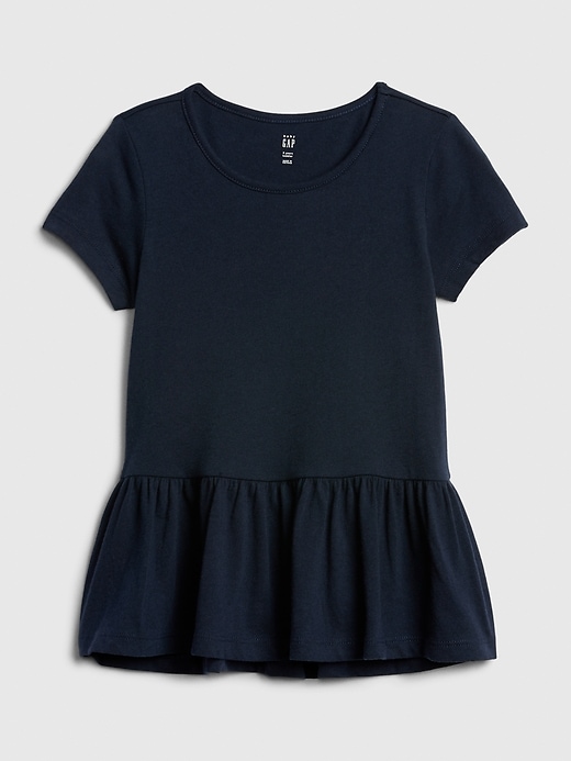 View large product image 1 of 1. Toddler Peplum Tunic T-Shirt