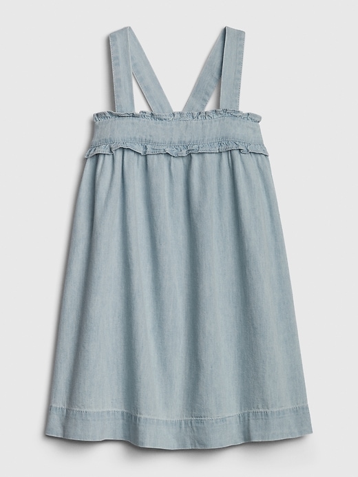 Image number 1 showing, Toddler Ruffle Denim Dress