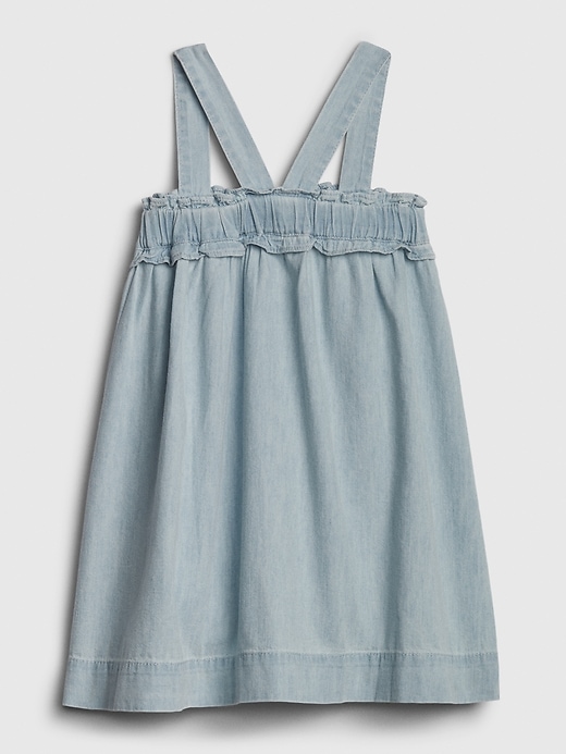 Image number 2 showing, Toddler Ruffle Denim Dress