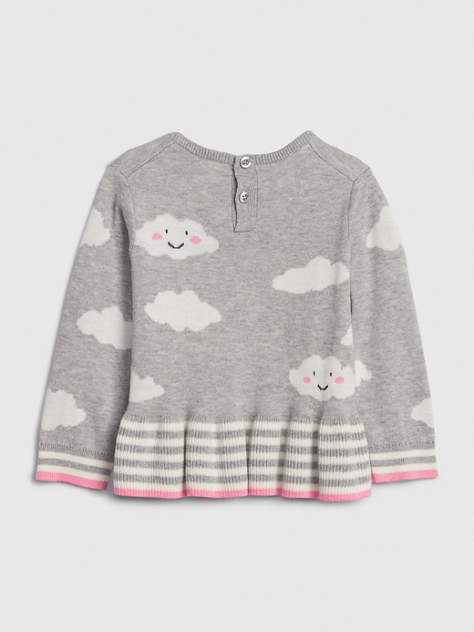 Image number 2 showing, Baby Cloud Peplum Sweater