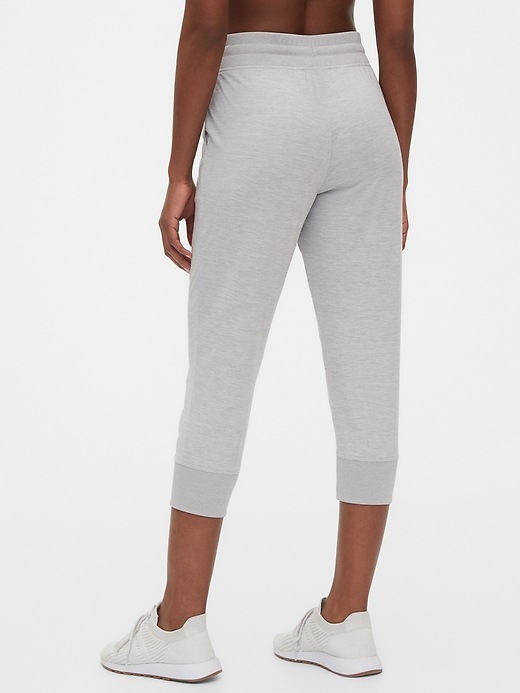 View large product image 2 of 6. GapFit Brushed Jersey Crop Joggers