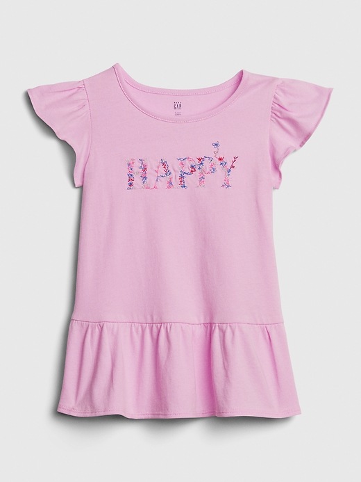 Image number 4 showing, Toddler Peplum Graphic T-Shirt