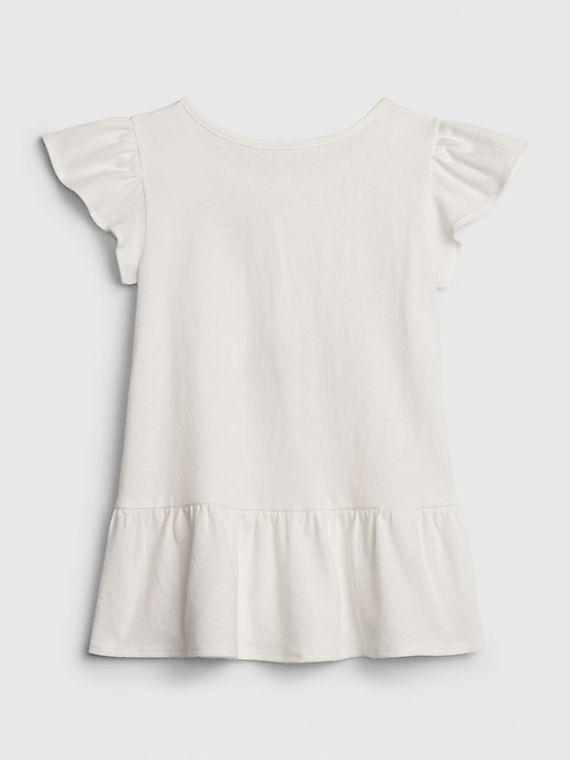 Image number 2 showing, Toddler Peplum Graphic T-Shirt