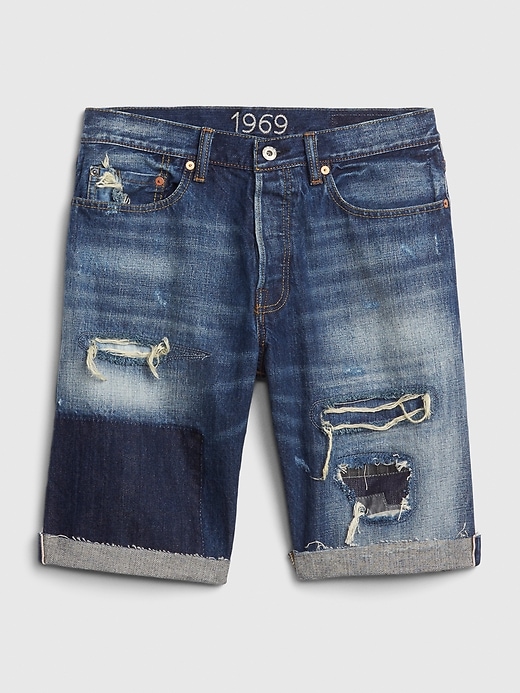 Image number 8 showing, 1969 Premium Destructed Denim Shorts