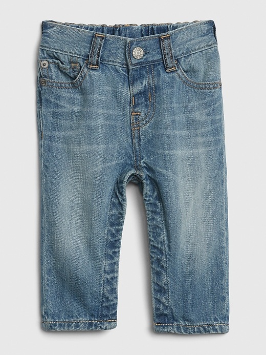Gap Baby 100% Organic Cotton Slim Jeans blue. 1