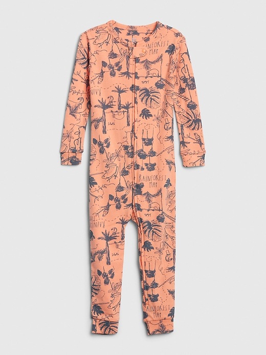 L'image numéro 1 présente Pyjama une-pièce à imprimés babyGap