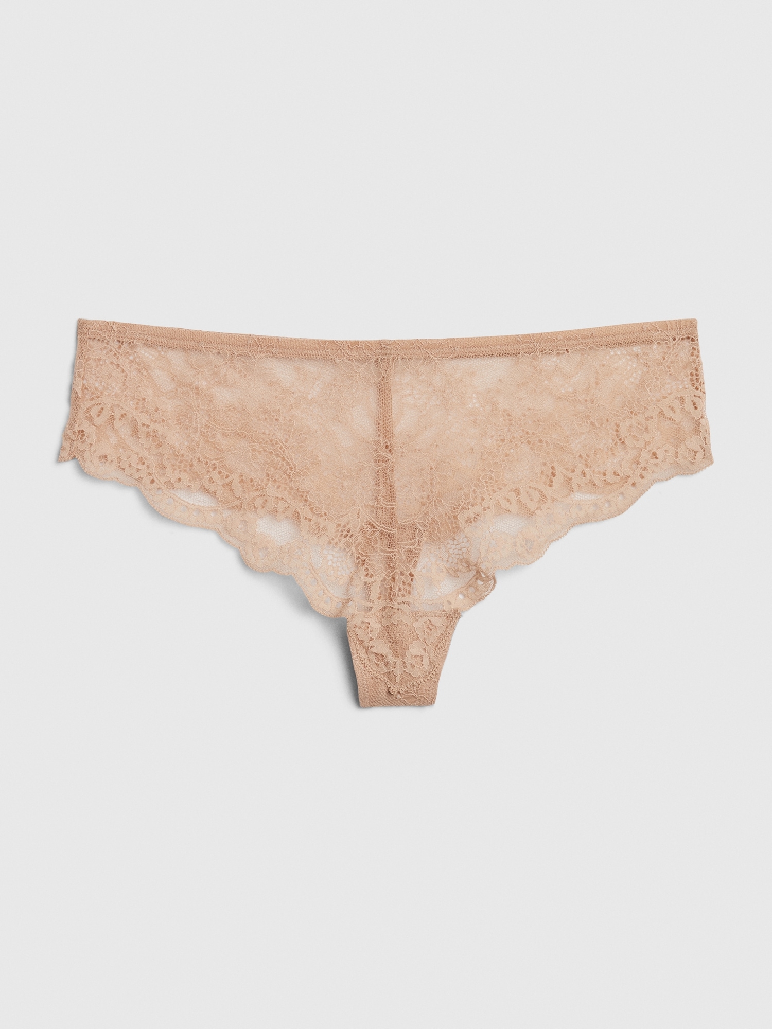 Handmade Thongs in White Color With Lace, Lace Has White and White Flowers.  -  Canada