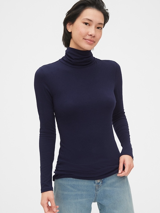 Image number 1 showing, Featherweight Turtleneck T-Shirt