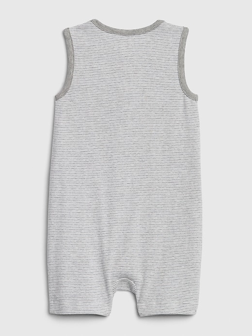 View large product image 2 of 3. Baby Henley Brannan Bear Shorty One-Piece