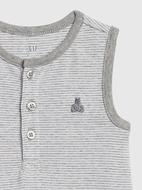View large product image 3 of 3. Baby Henley Brannan Bear Shorty One-Piece