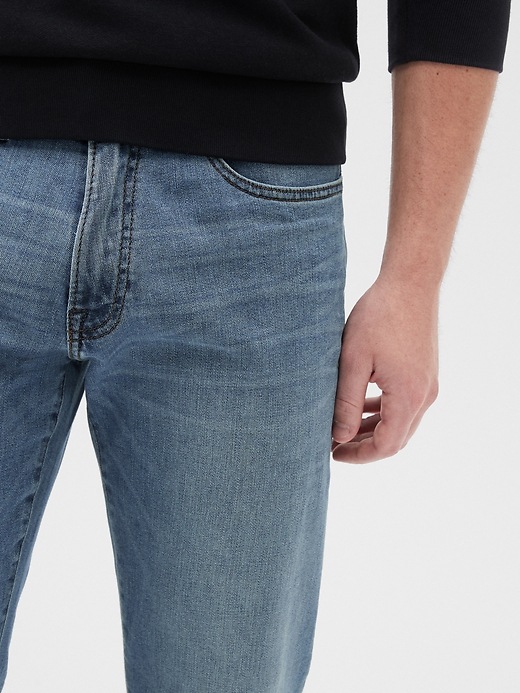 Image number 5 showing, Wearlight Straight Jeans with GapFlex