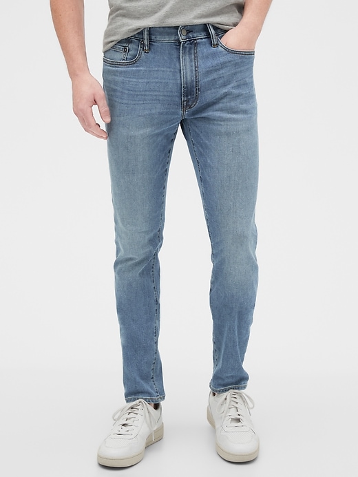 Image number 1 showing, Wearlight Skinny Jeans with GapFlex