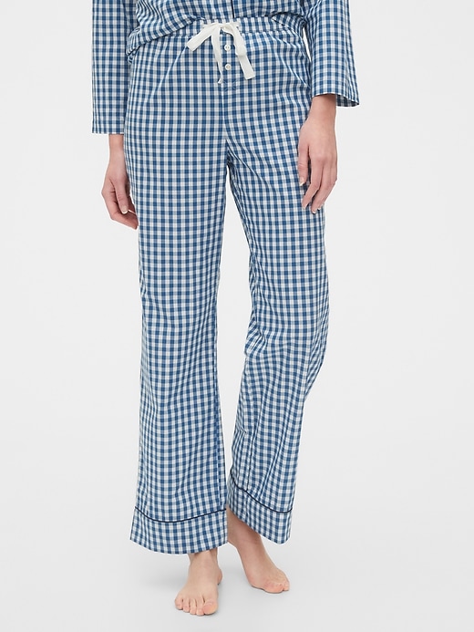Image number 9 showing, Relaxed Pajama Pants in Poplin
