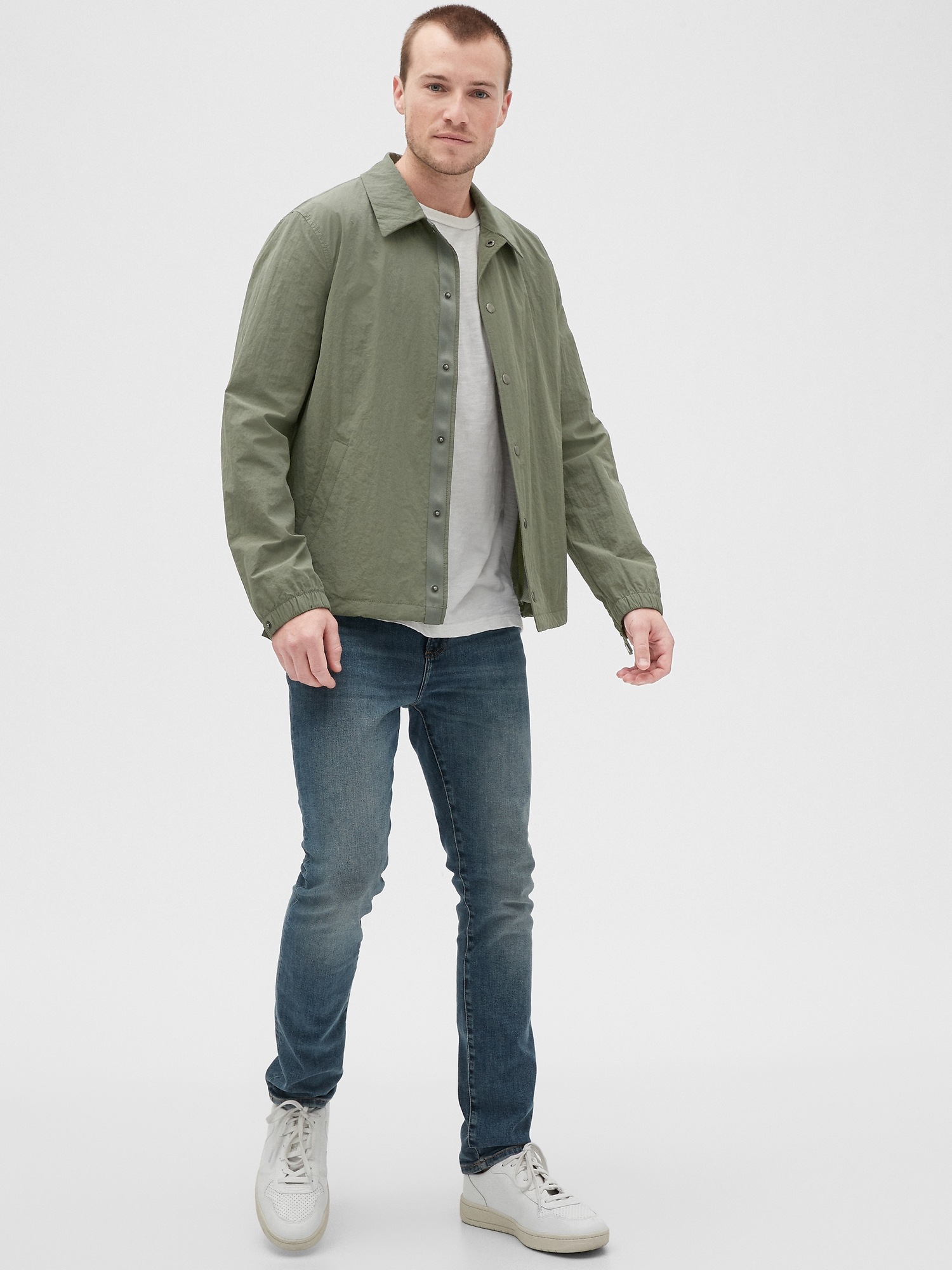gap nylon bomber jacket