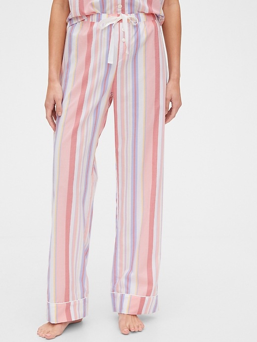 Image number 6 showing, Relaxed Pajama Pants in Poplin