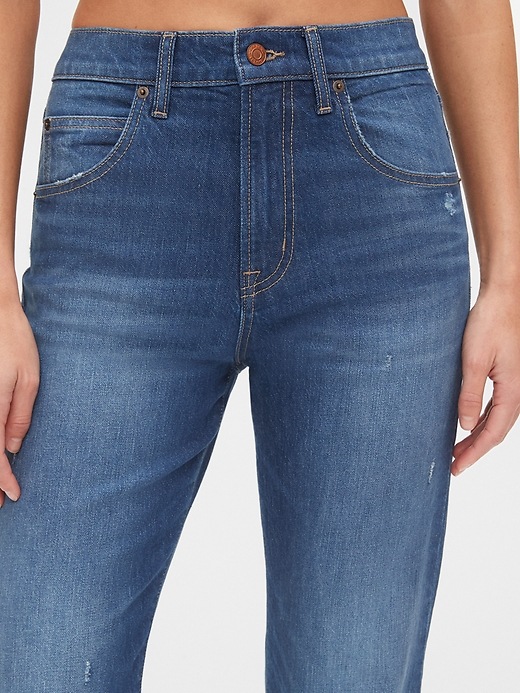 Image number 5 showing, High Rise Ankle Flare Jeans