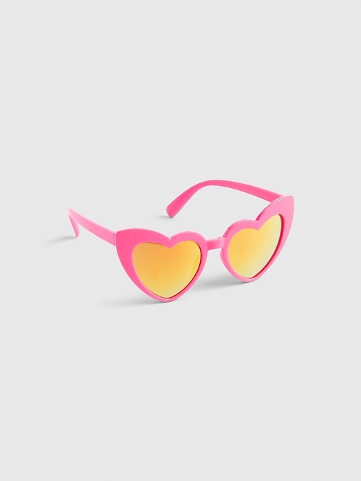 View large product image 1 of 1. Kids Heart Sunglasses