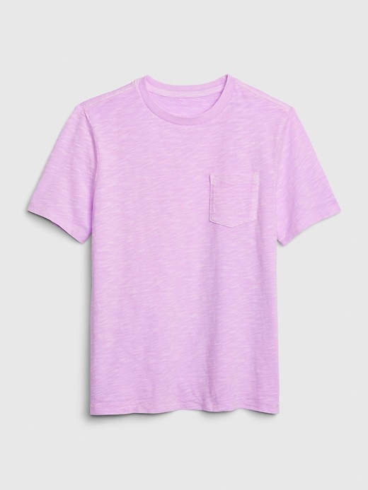 View large product image 1 of 1. Kids Pocket Short Sleeve T-Shirt