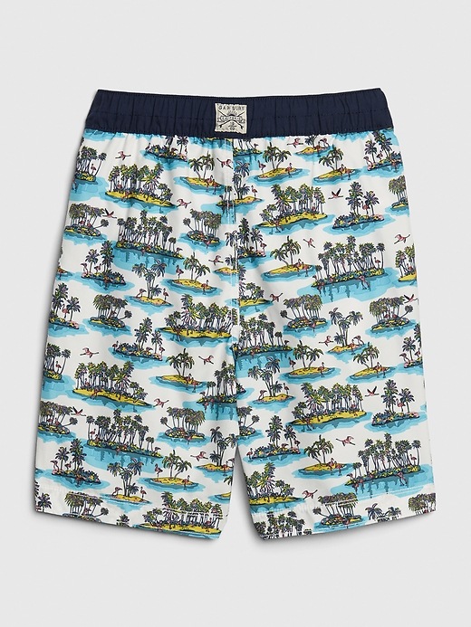 Image number 2 showing, Kids Palm Tree Board Shorts
