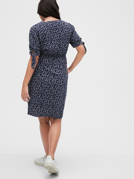 Image number 2 showing, Maternity Print Button-Front Dress