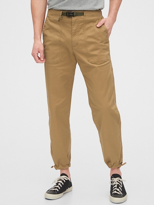 View large product image 1 of 1. Belted Joggers with GapFlex