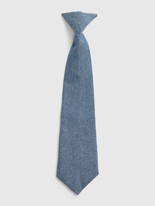 Image number 1 showing, Kids Chambray Tie