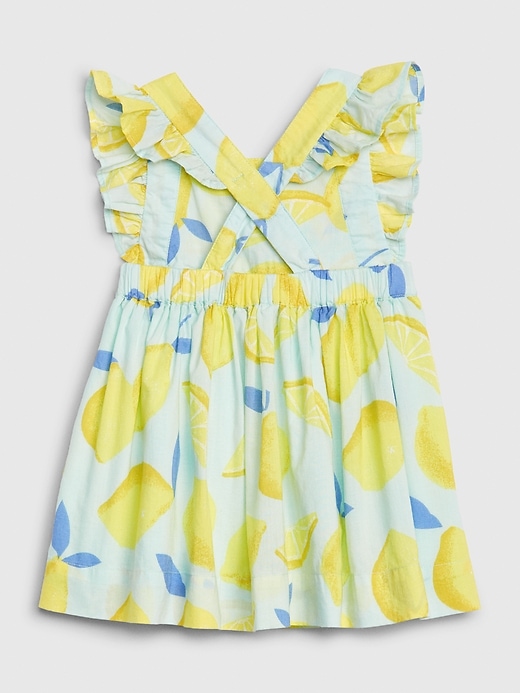 Image number 2 showing, Baby Lemon Print Apron Dress